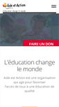 Mobile Screenshot of education.aide-et-action.org