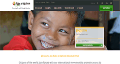 Desktop Screenshot of aide-et-action.org